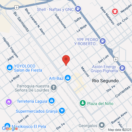 Odontología Agustina Paz map