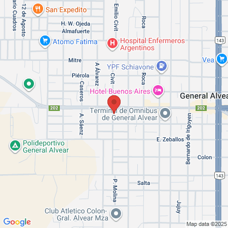 Instituto Oncologico map
