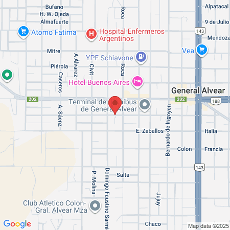 Los Andes Consultorio map