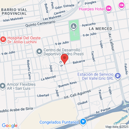 Abayay Videla Blas Medico Clinico map