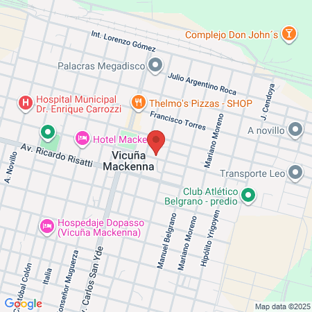 Dra Eliana Lavaselli map