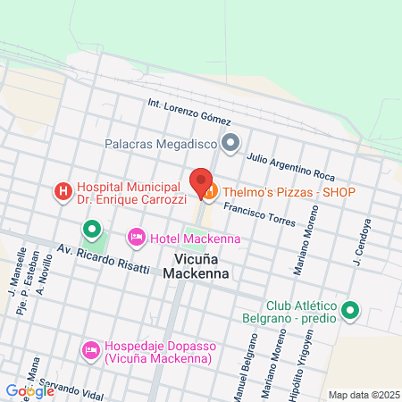 Estadio Parque Centenario Club Atlético San Martín map