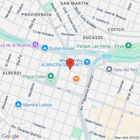 Sanatorio Aconcagua map