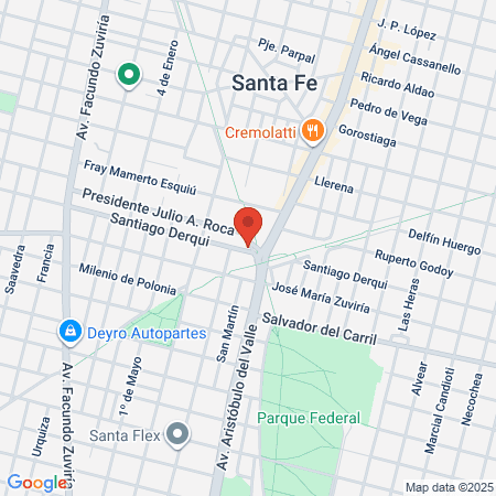 Multiespacio Sur map