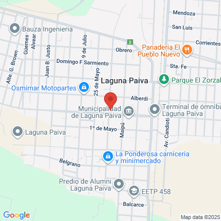 Alisados Noelia Ardiles map