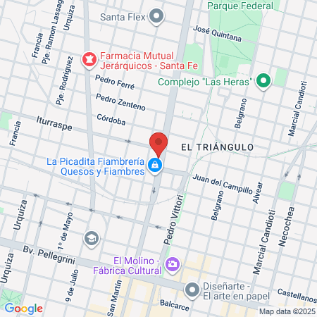 Único Peluquería Bv map