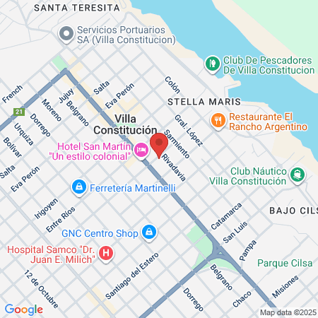 Dr Martin Quiros map