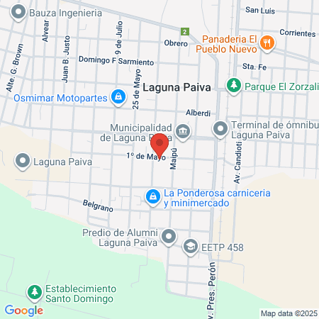 Hospital Español De Rosario map