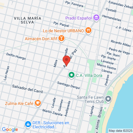 Dr Carlos Urdaniz map