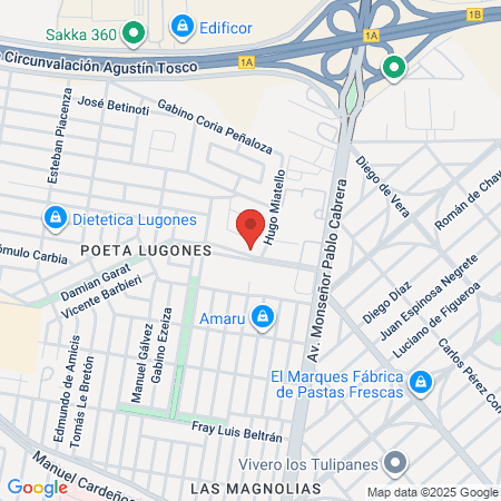 Gimnasio Core Poeta map