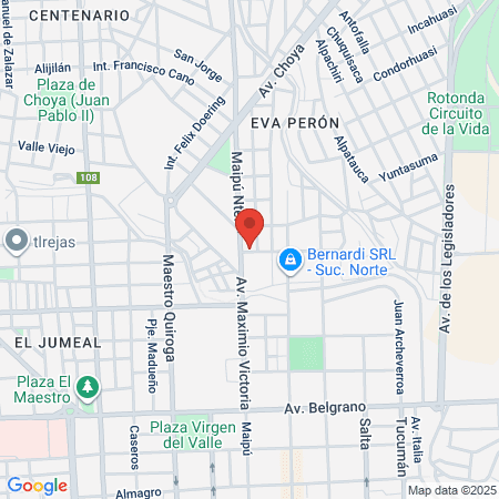 Manos De Tijeras map