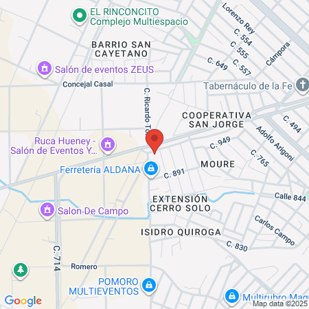 Salón De Corte Masculino Perfect Hair map