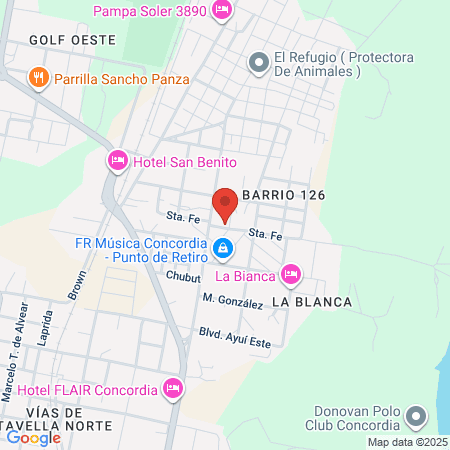 León Salón Unisex map