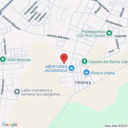 Estilista Silvina Techera map