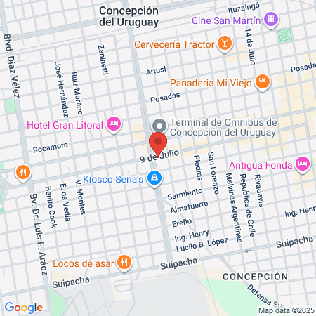 Veterinaria Aguará Guazú map