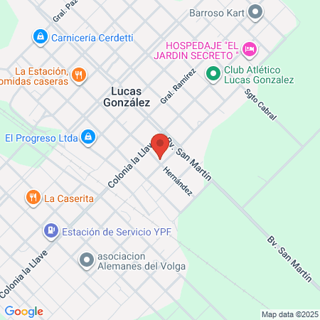 Veterinaria Urquiza map