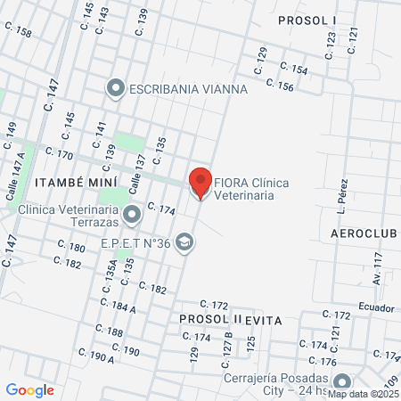 Fiora Clínica Veterinaria map