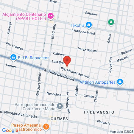 Veterinaria La Huella map