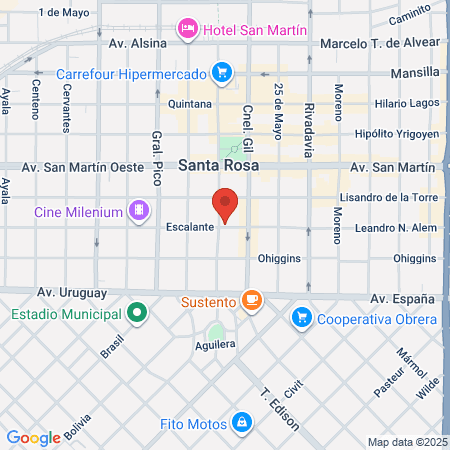 Quiropraxia Neuquén map