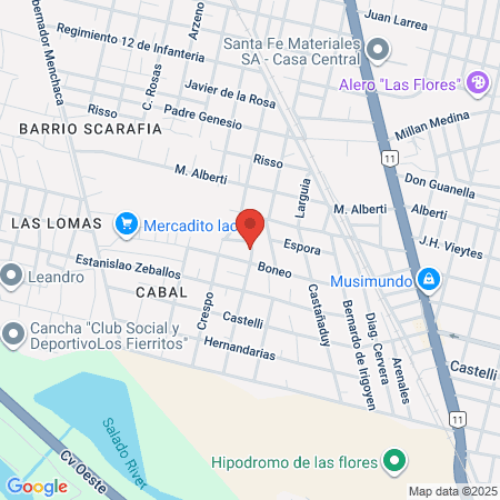 Vintage Peluqueria map