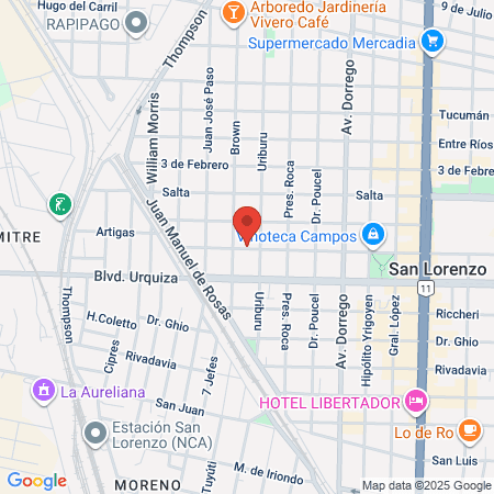 Nieto Graciela Liliana map