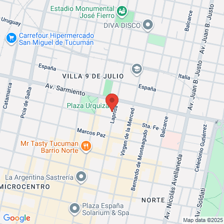 Raquel Colombres Odontologa map