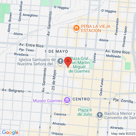 Odontóloga Fatima Nahir Sandoval map