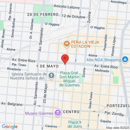 San Lorenzo Dental map