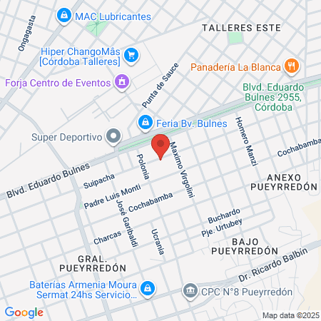 Glow Peluquería map