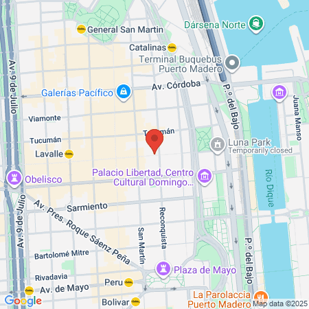 Nails Room Recoleta map