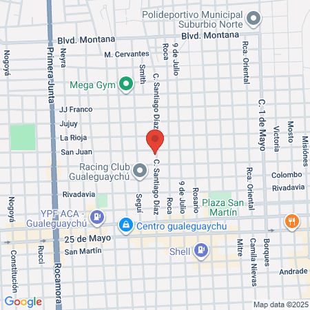 Atenea Training Gualeguaychú map