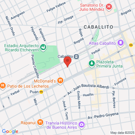 Laca Beauty Caballito 2 map