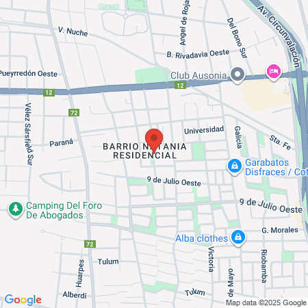 Tanos Barbería map