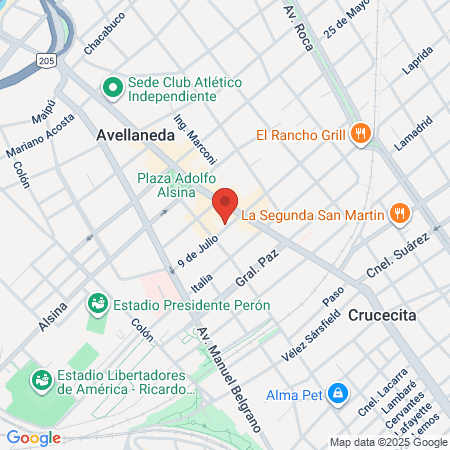 Dr Palomba Silvia Edith map