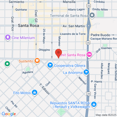 Consultorios Odontologicos Integrados map