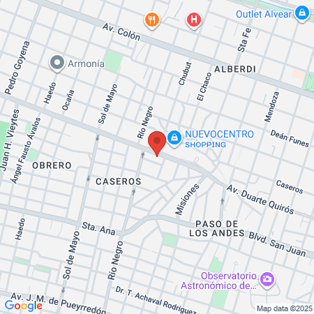 S B Dental Consultorio Odontológico Dr Biderbost Sebastián map