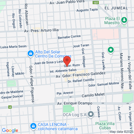 Ayala Odontologos map