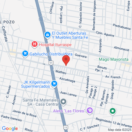 Hospital Provincial Sayago map