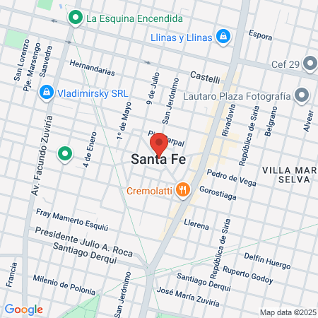 Centro De Salud Santa Fe map