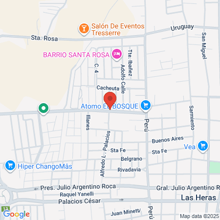 Veterinaria Las Pircas map