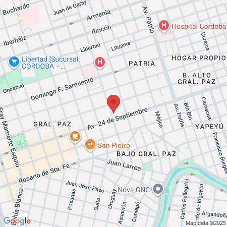 Kinesiología Y Fisioterapia Lic Daniela Cáceres map