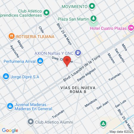 Brenda Dichiara Estilista Unisex map