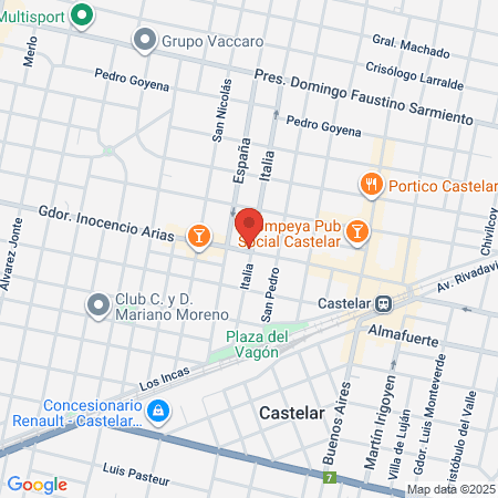 Peluquería Melina García map