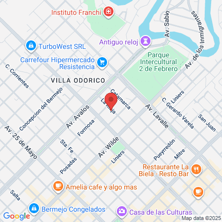 Casa Holistica Chaco map