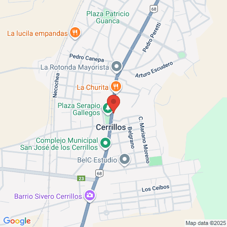 Odontointegralsalta map