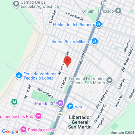 Dra Avalos Claudia map