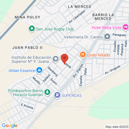 Consultorios Guemes map