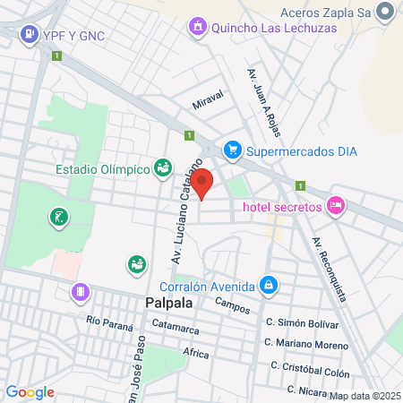 Podologa Ruth Brest map