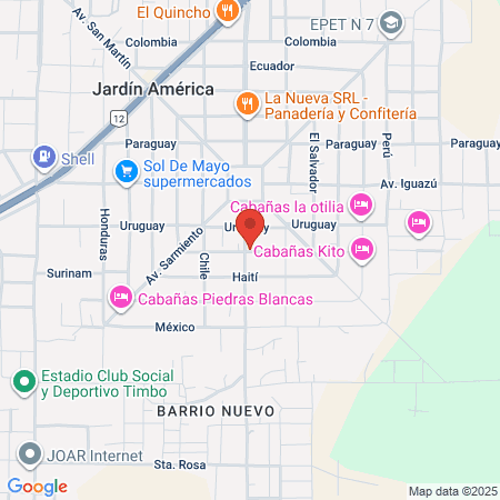 Lash Studio Posadas map