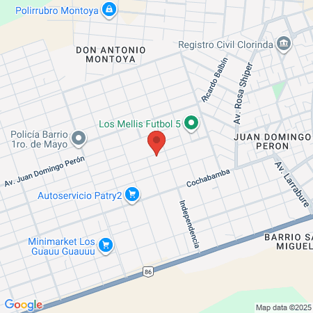 Javier Bareiro Unisex map